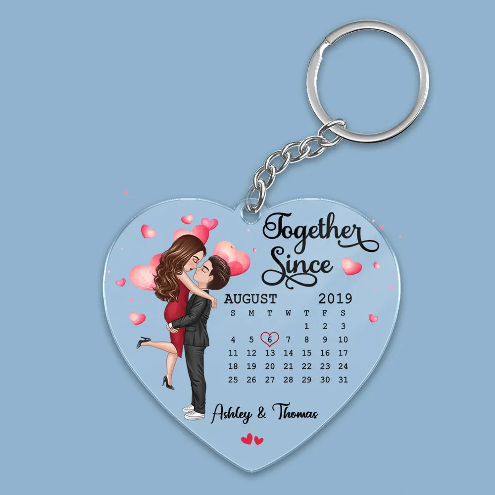 Heart keychain hot sale for couples