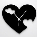 Heart Shape Wall clock