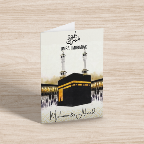 Umrah Mubarak Card