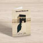 Umrah Mubarak card for Couple