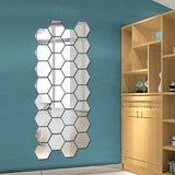 Hexagon shape mirrors